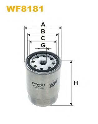 Топливный фильтр WIX WF8181