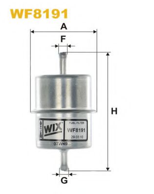 Топливный фильтр WIX WF8191