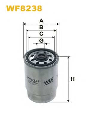 Топливный фильтр WIX WF8238
