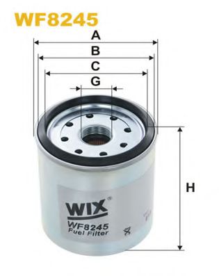 Топливный фильтр WIX WF8245
