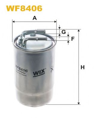 Топливный фильтр WIX WF8406
