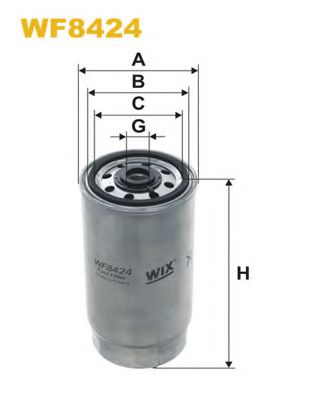 Топливный фильтр WIX WF8424