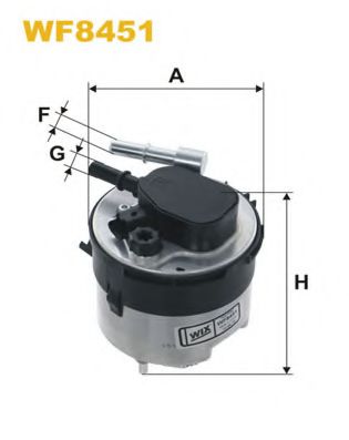 Топливный фильтр WIX WF8451