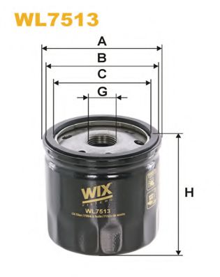 Масляный фильтр WIX WL7513