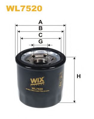 Масляный фильтр WIX WL7520