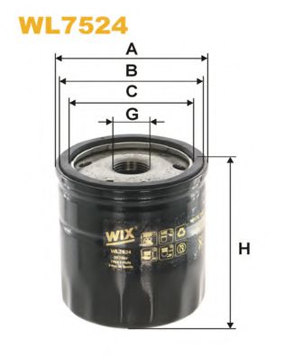 Масляный фильтр WIX WL7524