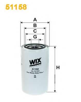 Масляный фильтр WIX 51158