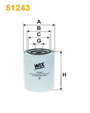 Масляный фильтр WIX 51243