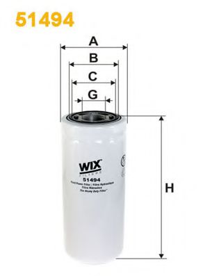 Фильтр автоматической коробки передач WIX 51494