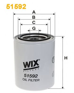 Масляный фильтр WIX 51592