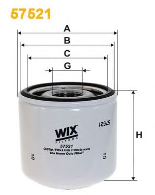 Масляный фильтр WIX 57521