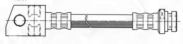 Тормозной шланг cef 511195