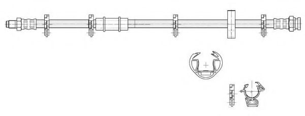 Тормозной шланг cef 516973