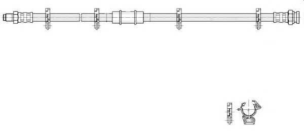 Тормозной шланг CEF 517066