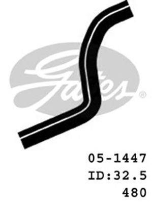 Патрубок радиатора GATES 05-1447