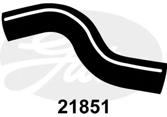 Патрубок радиатора GATES 21851