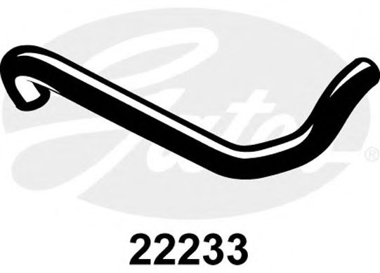 Патрубок радиатора GATES 22233