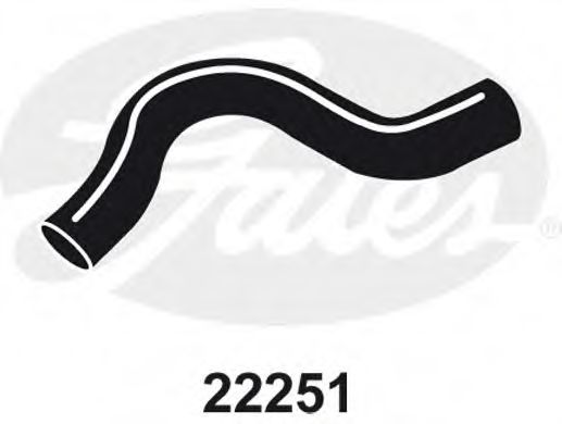 Патрубок радиатора GATES 22251