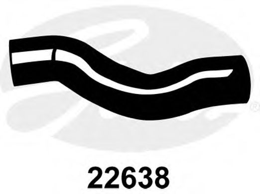 Патрубок радиатора GATES 22638