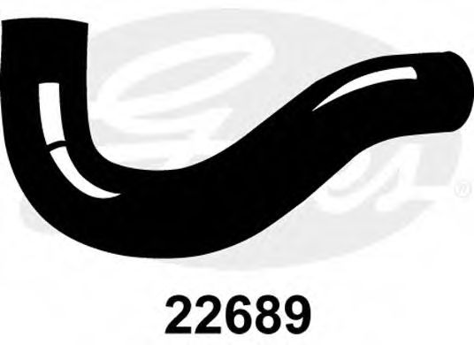 Патрубок радиатора GATES 22689