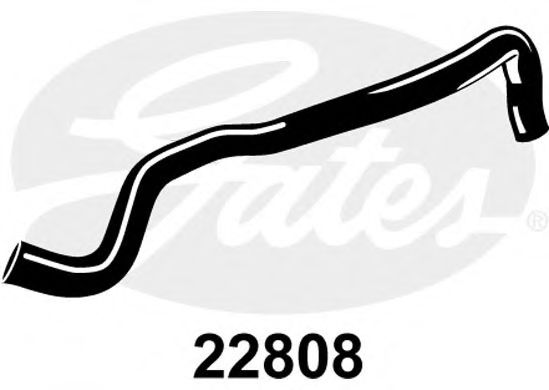 Патрубок радиатора GATES 22808