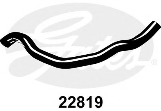 Патрубок радиатора GATES 22819