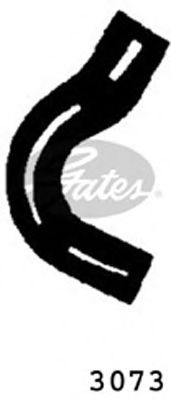 Патрубок радиатора GATES 3073