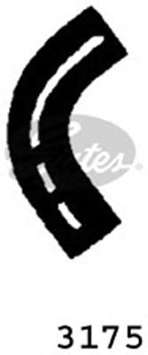 Патрубок радиатора GATES 3175