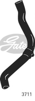 Патрубок радиатора GATES 3711