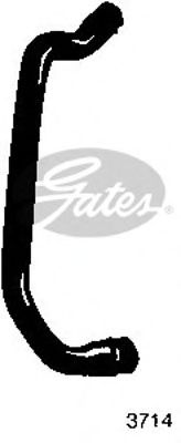 Патрубок радиатора GATES 3714