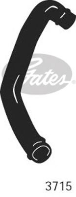 Патрубок радиатора GATES 3715