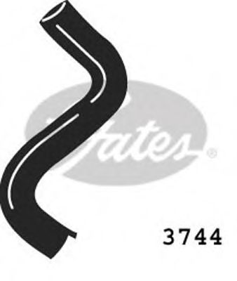 Патрубок радиатора GATES 3744