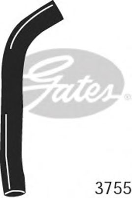 Патрубок радиатора GATES 3755