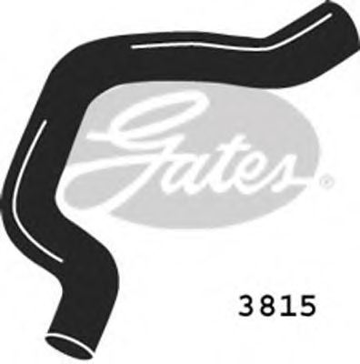 Патрубок радиатора GATES 3815