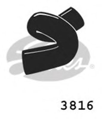 Патрубок радиатора GATES 3816