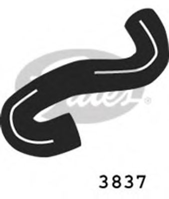 Патрубок радиатора GATES 3837