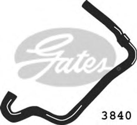 Патрубок радиатора GATES 3840