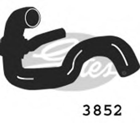 Патрубок радиатора GATES 3852