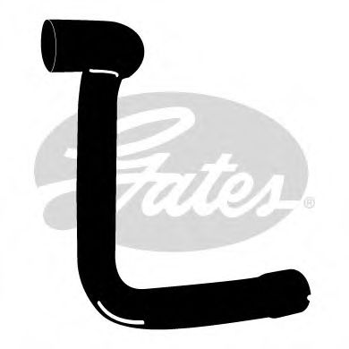 Патрубок радиатора GATES 3964