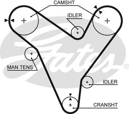 Ремень ГРМ GATES 5379XS