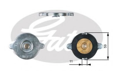 Крышка радиатора GATES RC117