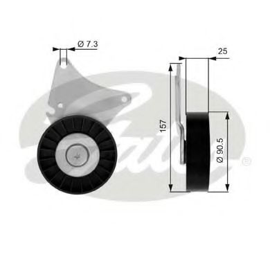 Обводной ролик GATES T36030