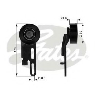 Натяжной ролик ремня ГРМ GATES T36071