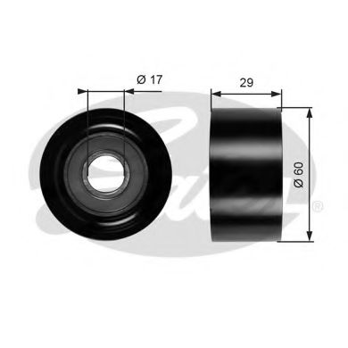 Обводной ролик GATES T36084