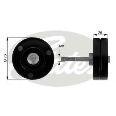 Обводной ролик GATES T36184