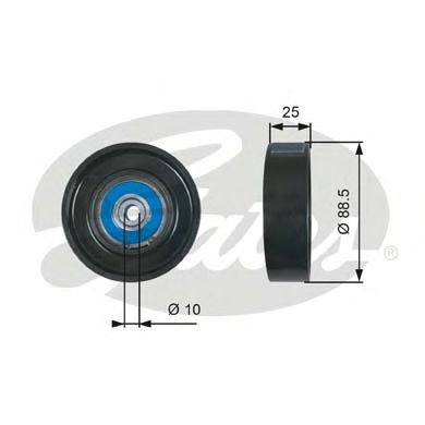 Обводной ролик GATES T36605