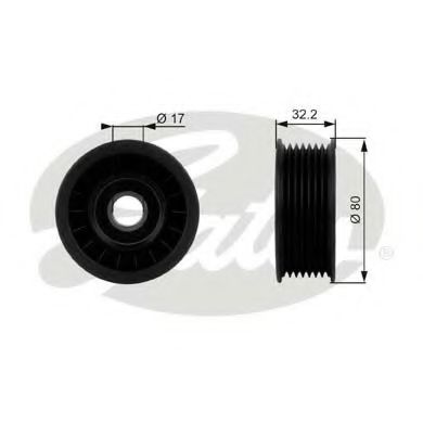 Обводной ролик GATES T38016