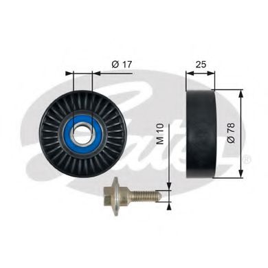 Обводной ролик GATES T38055