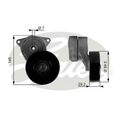 Ролик ремня генератора GATES T38169