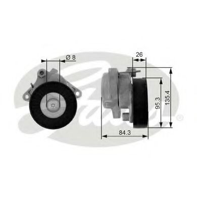 Ролик ремня генератора GATES T38174